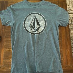 Blue volcom shirt